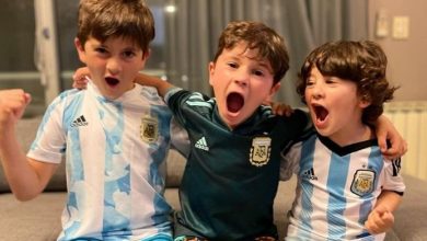 فرحة أبناء ميسي بعد تتويج الأرجنتين بكأس كوبا أمريكا (فيديو)