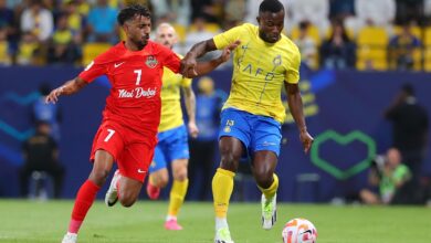 النصر يتجاوز شباب الأهلي الإماراتي برحلة دوري أبطال آسيا